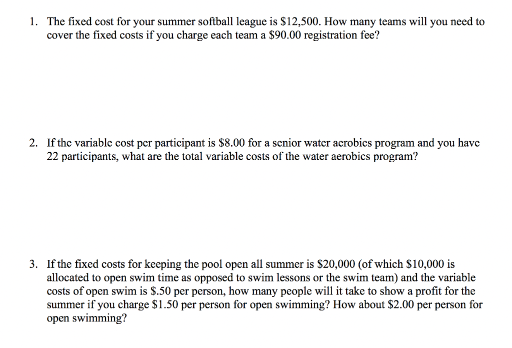 Answer the following questions. show all work. 4.
