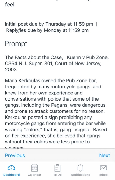 feel. Initial post due by Thursday at 11:59 pm