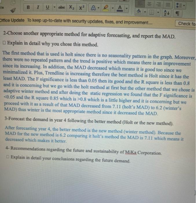 based on these data please answer question#4 in