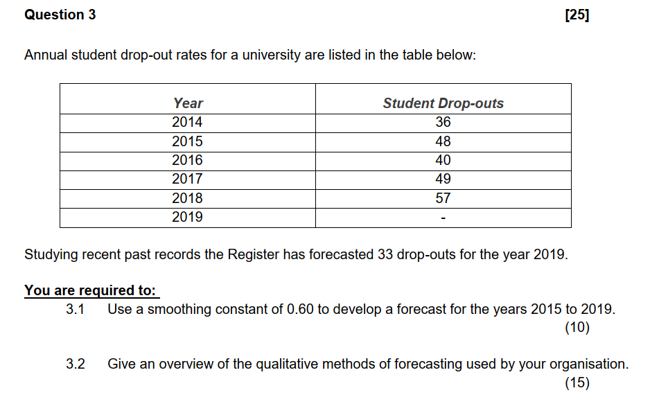 *Please answer both questions Question 3 [25]