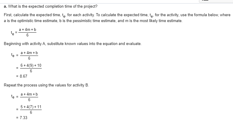 Example PROBLEM Recently, you were assigned to