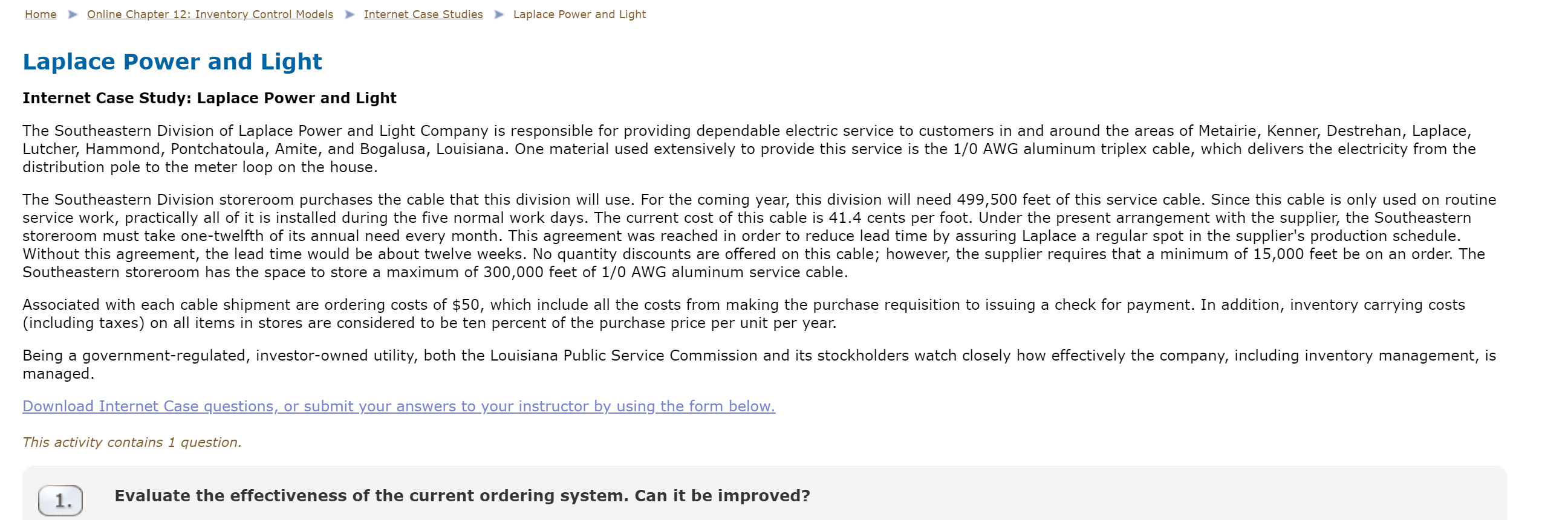 Solve on Excel and anwser the question: Evaluate
