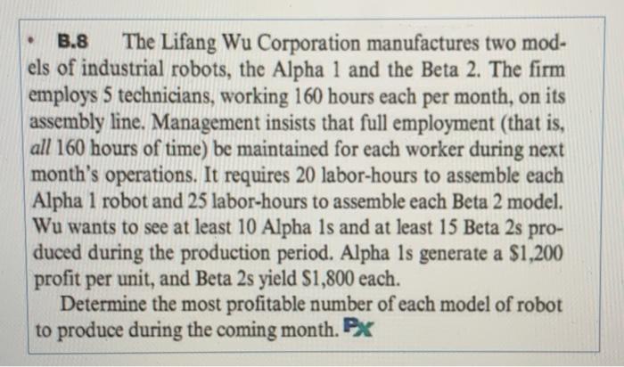 Create an Excel File with all info: 1. LP modle