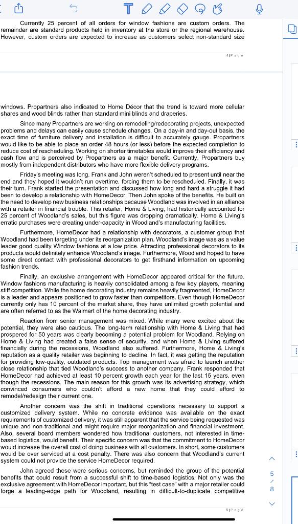 Discuss existing supply chain relationships and