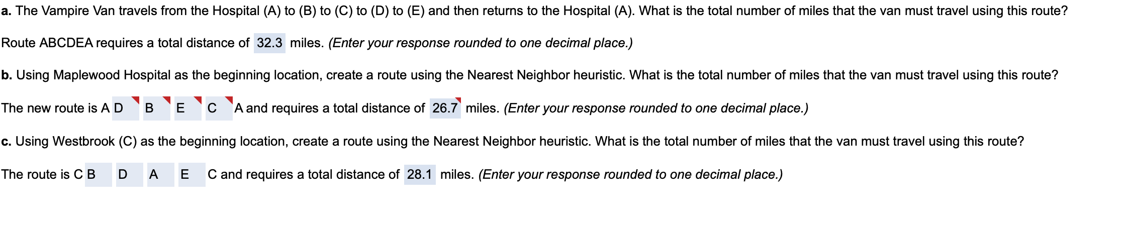 Please answer A-C On a daily basis, the Vampire