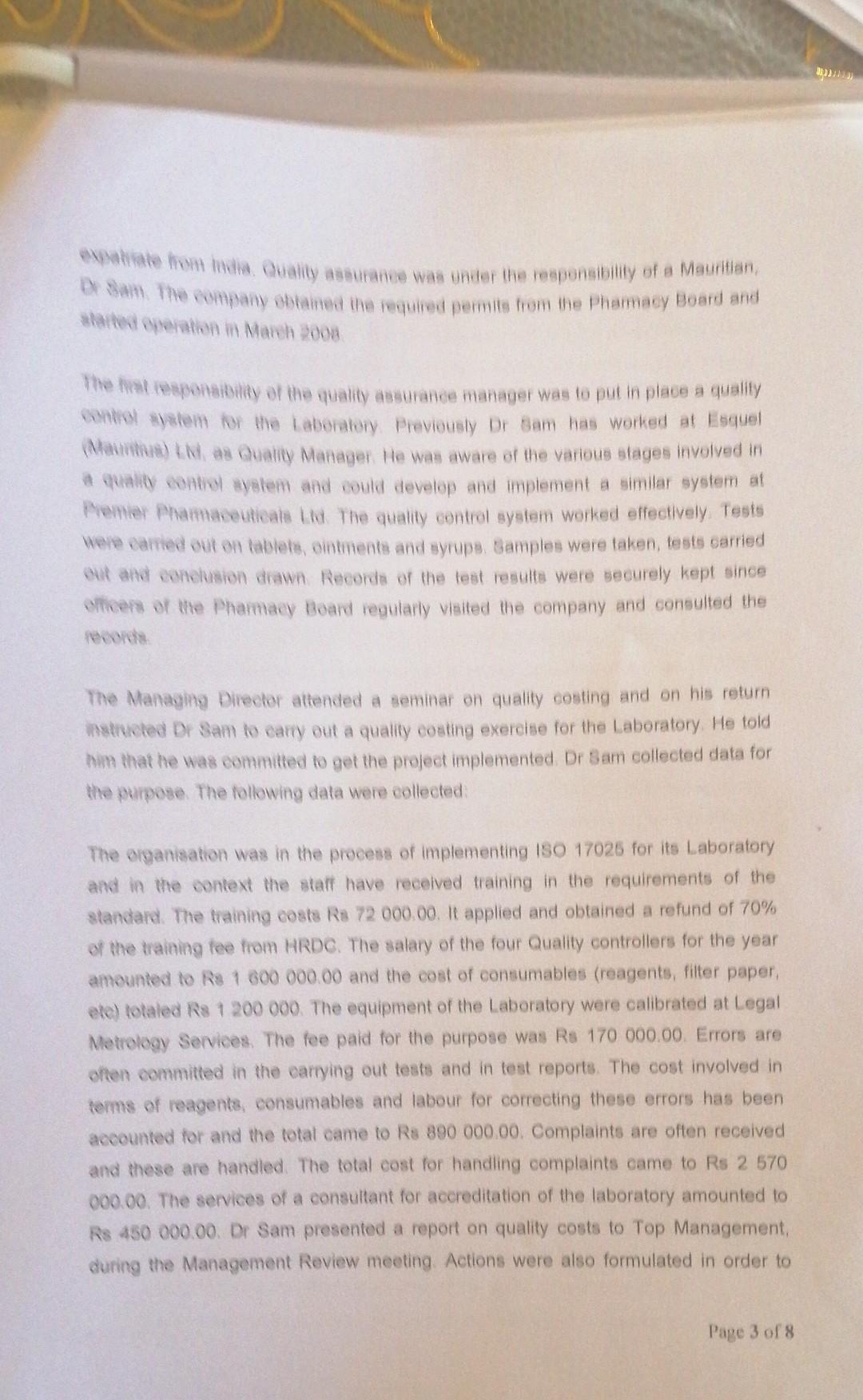 SECTION A-COMPULSORY QUESTION 1: (50 MARKS) Read