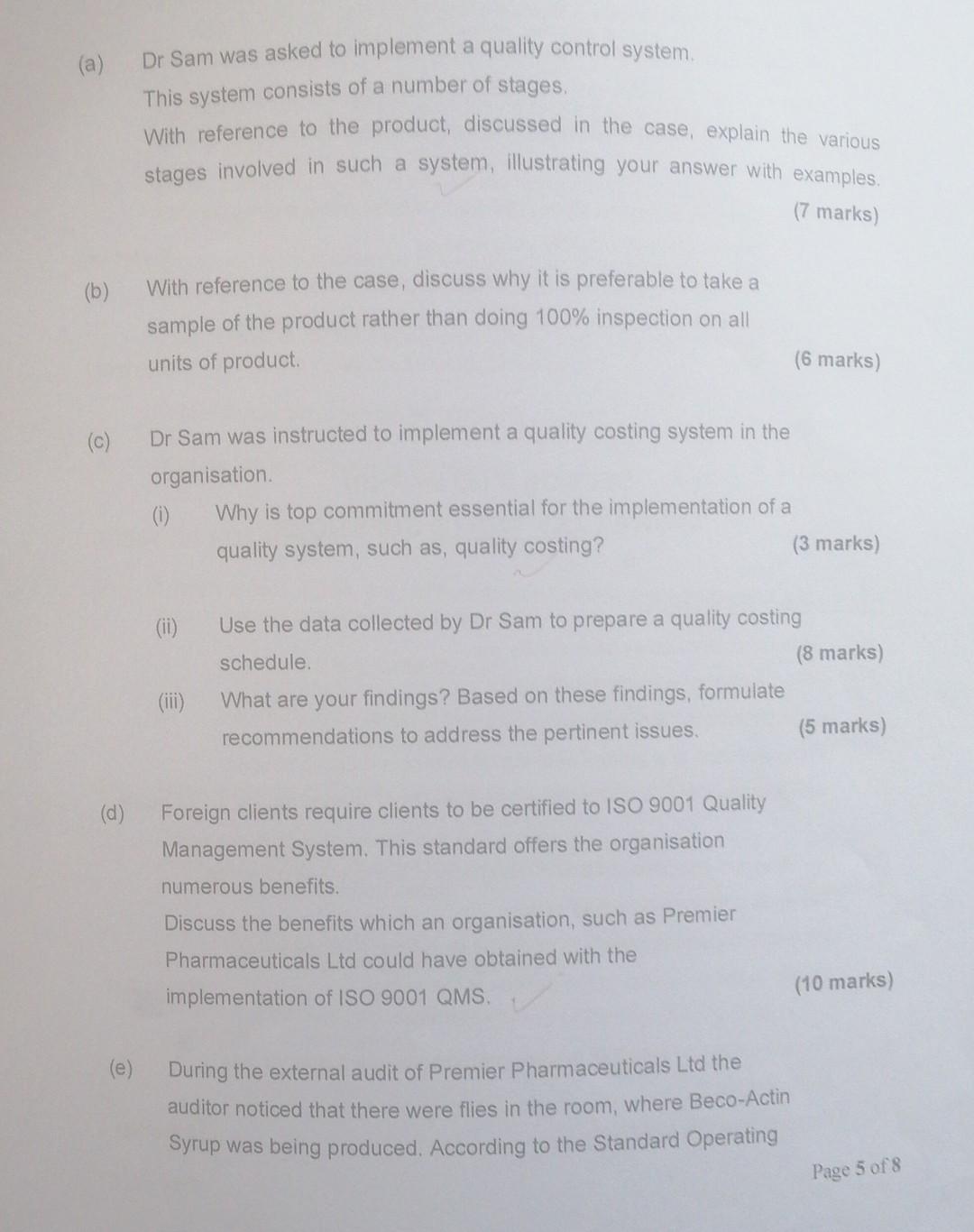 SECTION A-COMPULSORY QUESTION 1: (50 MARKS) Read