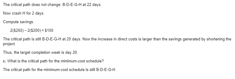 Eample PROBLEM b. What is the minimum-cost