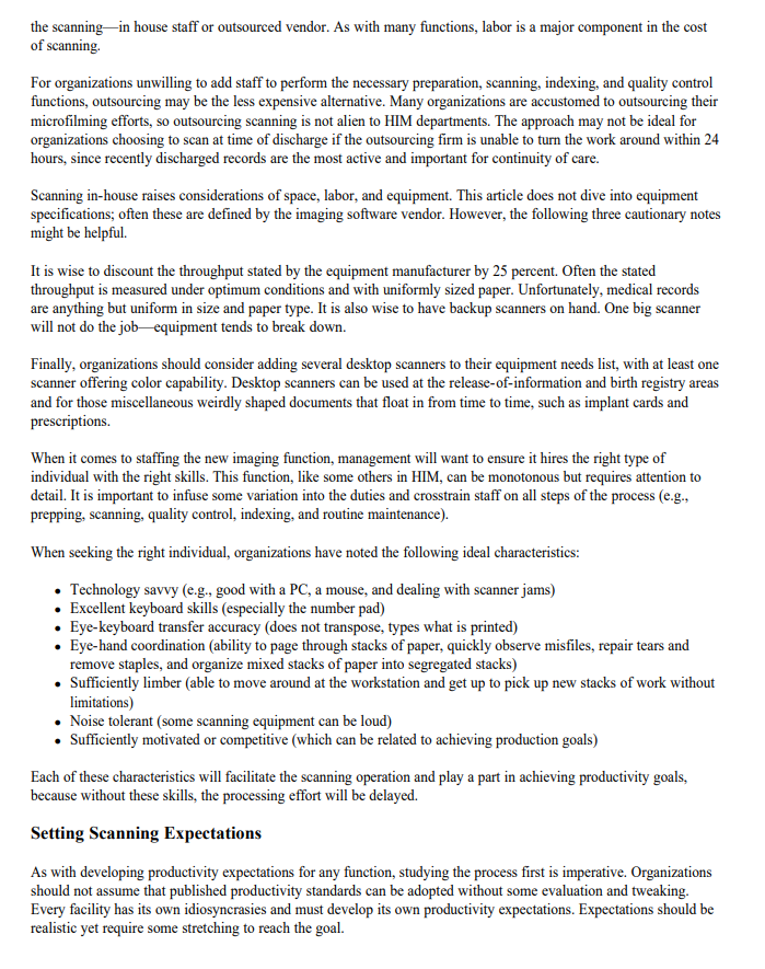 In the article entitled Benchmarking Imaging: