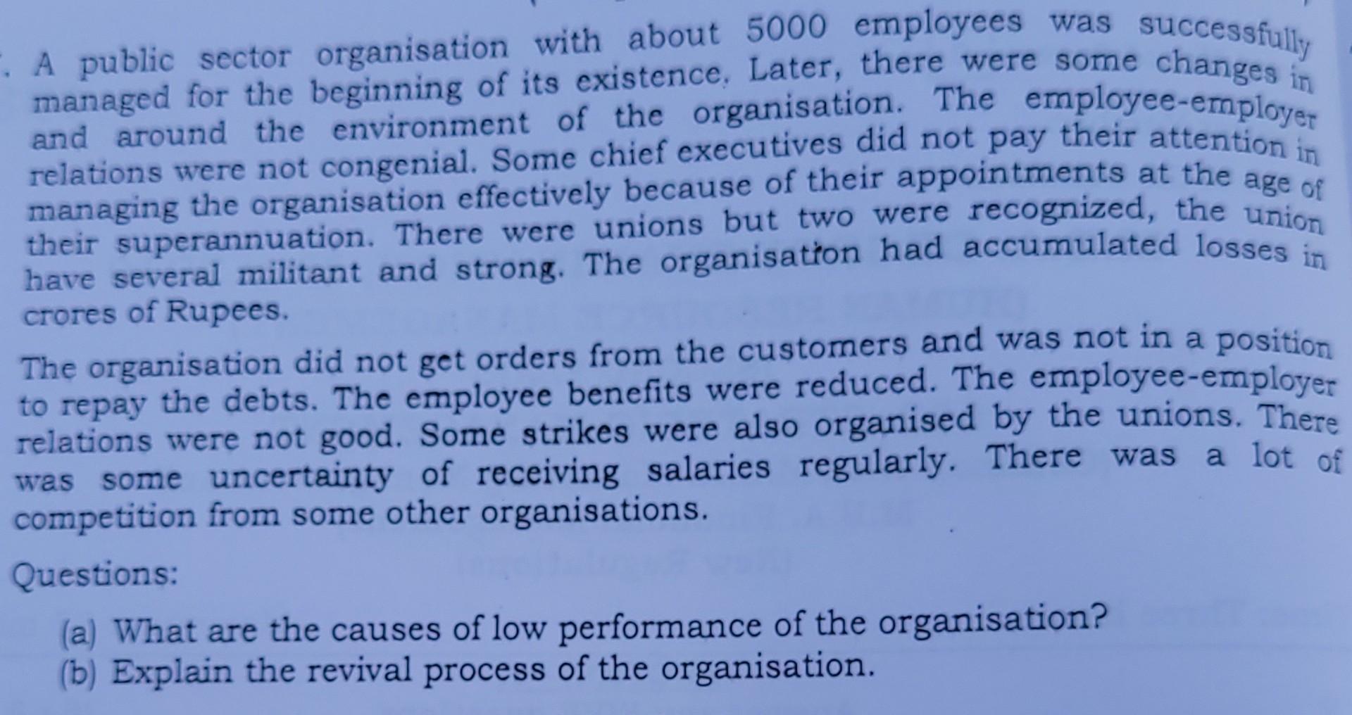 QUESTION CASE STUDY ( Note - 15 mark question ,