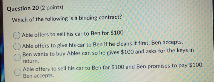 Question 17 (2 points) When a customer slips on