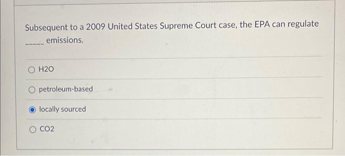 a Subsequent to a 2009 United States Supreme