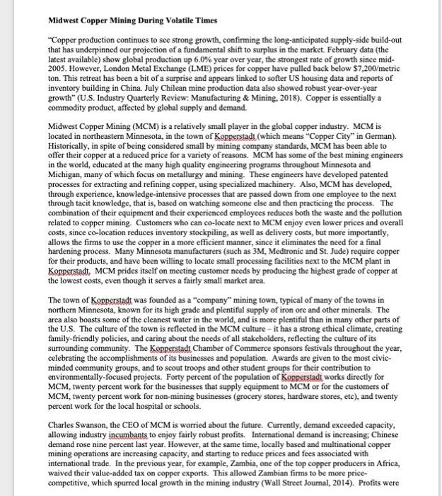 The following are the seven criteria for