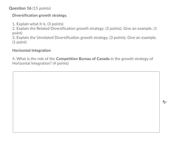 answer 1 and 2 Question 16 (15 points)