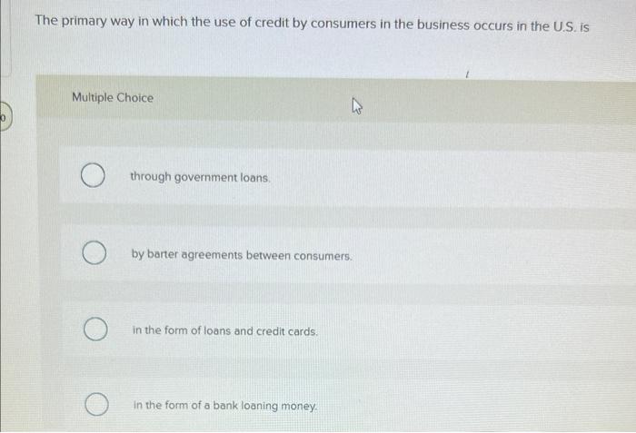 answer in 2 minute The primary way in which the