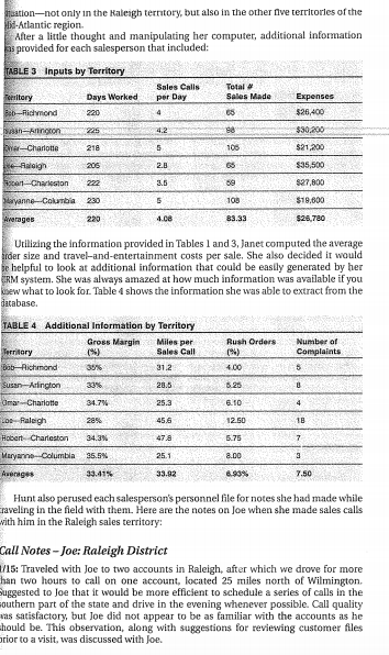 CASE STUDY 3 Eagle Sales Associates: Evaluating a