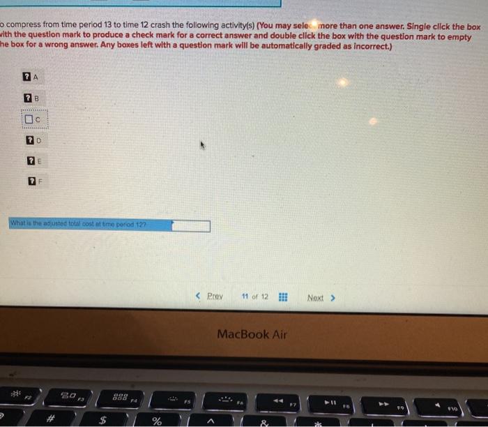 please select the activities and state the