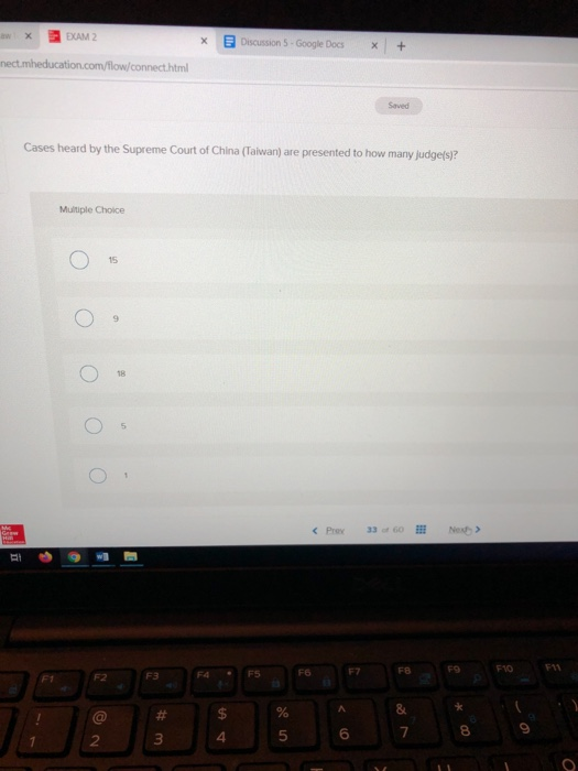 Law X EXAM 2 X E Discussion 5 - Google Docs x +
