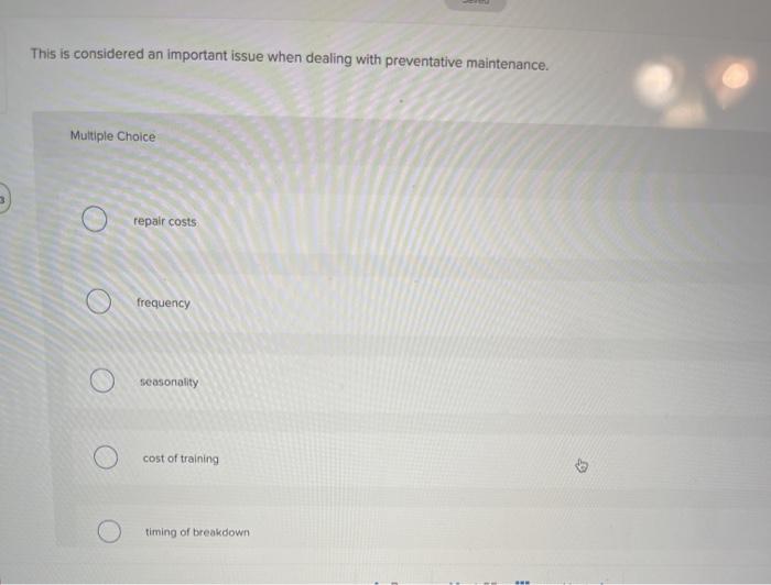 This is considered an important issue when