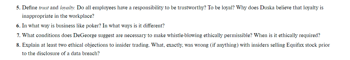 Please answer all parts for positive feedback :)