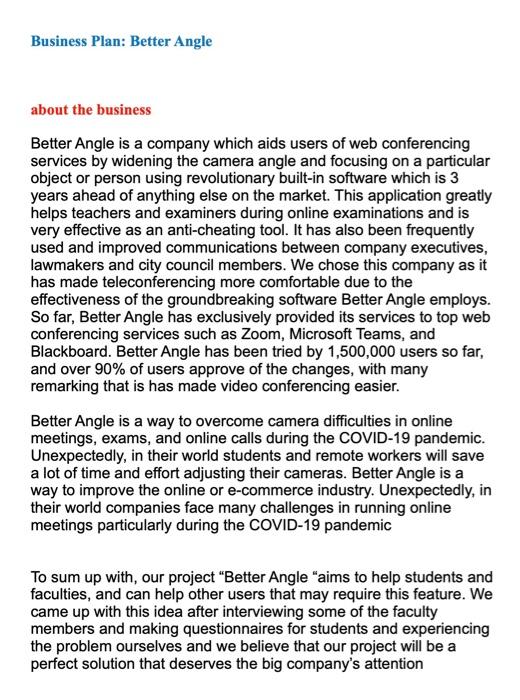 i need operation plan and Swot for better angle