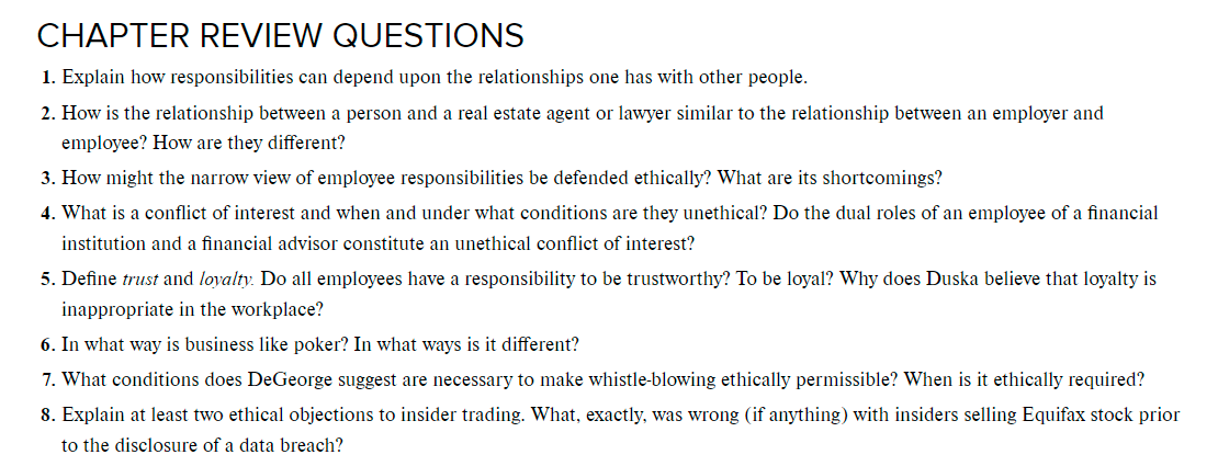 Please answer all parts for positive feedback :)