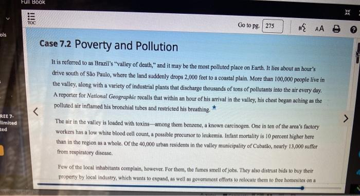 please read the following case 7.2 and answer the