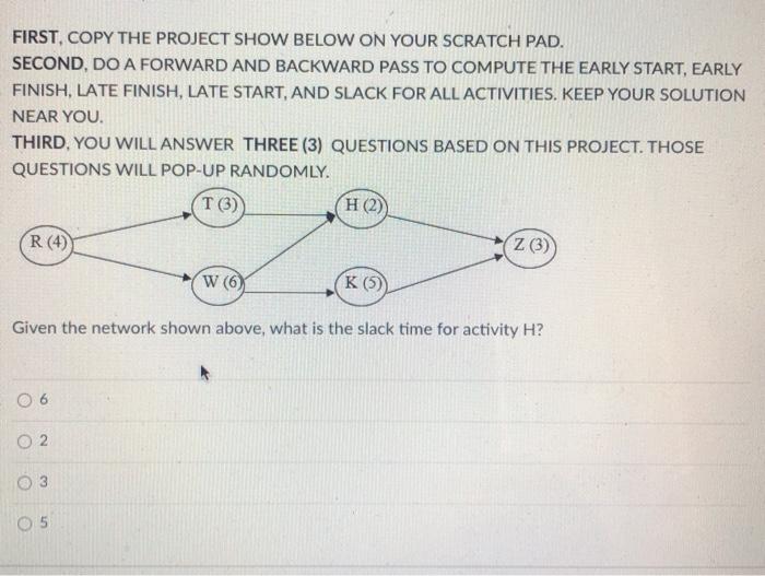 FIRST, COPY THE PROJECT SHOW BELOW ON YOUR