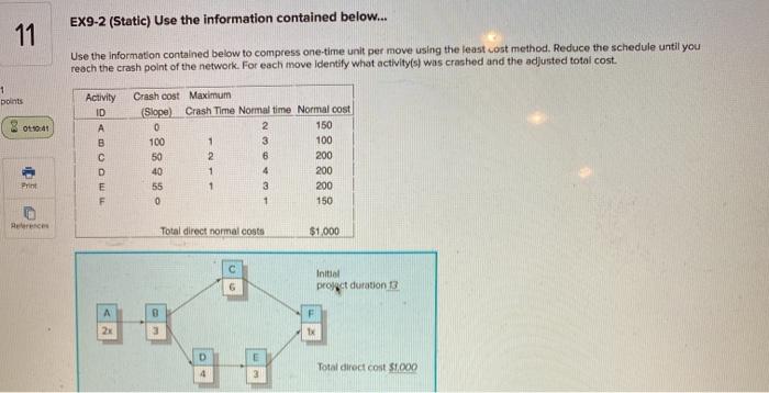 please pick the activities and state the adjusted