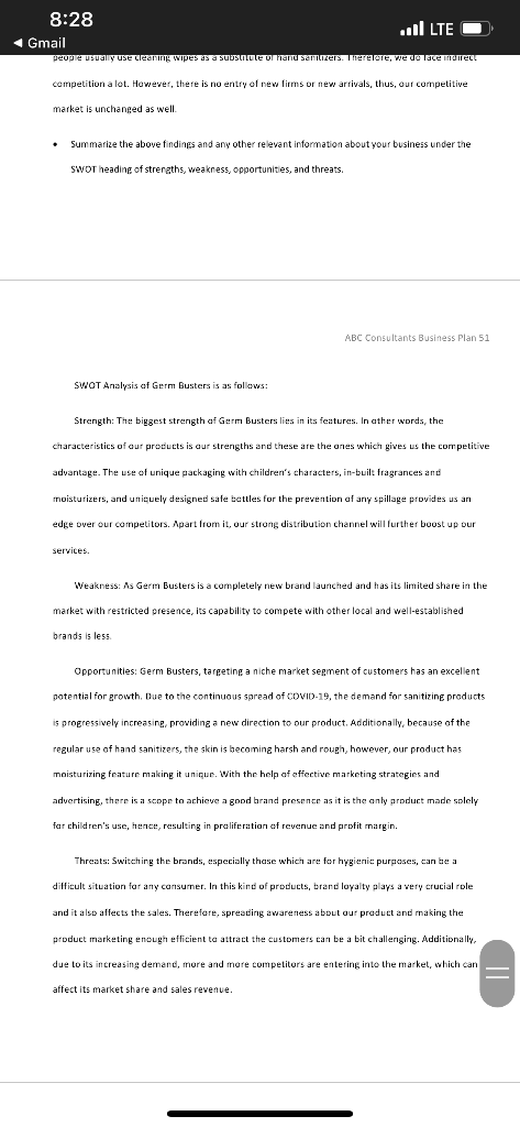 based on given answer please answer the following