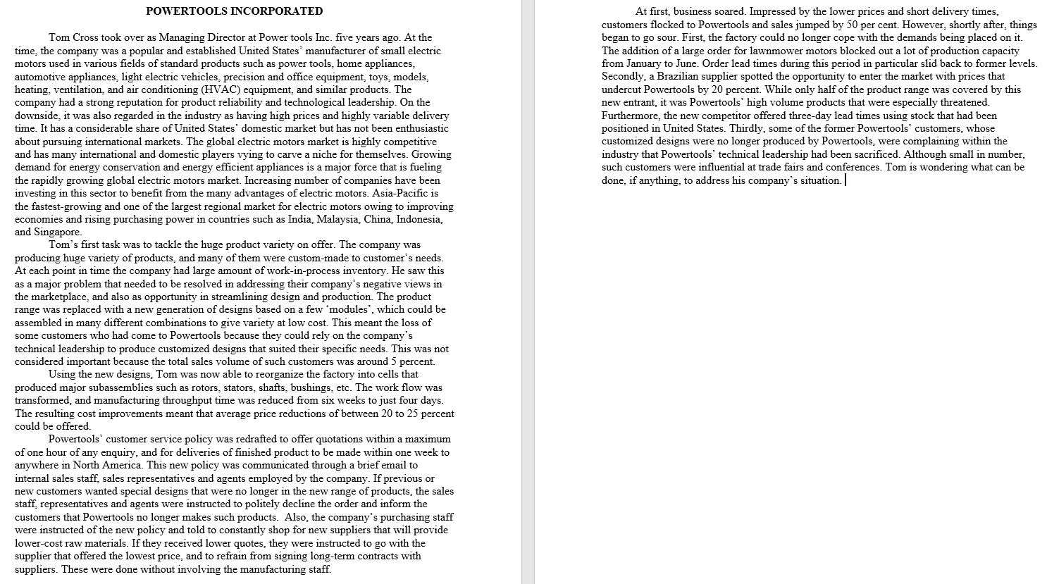 Read The Case Study & Answer Follow the