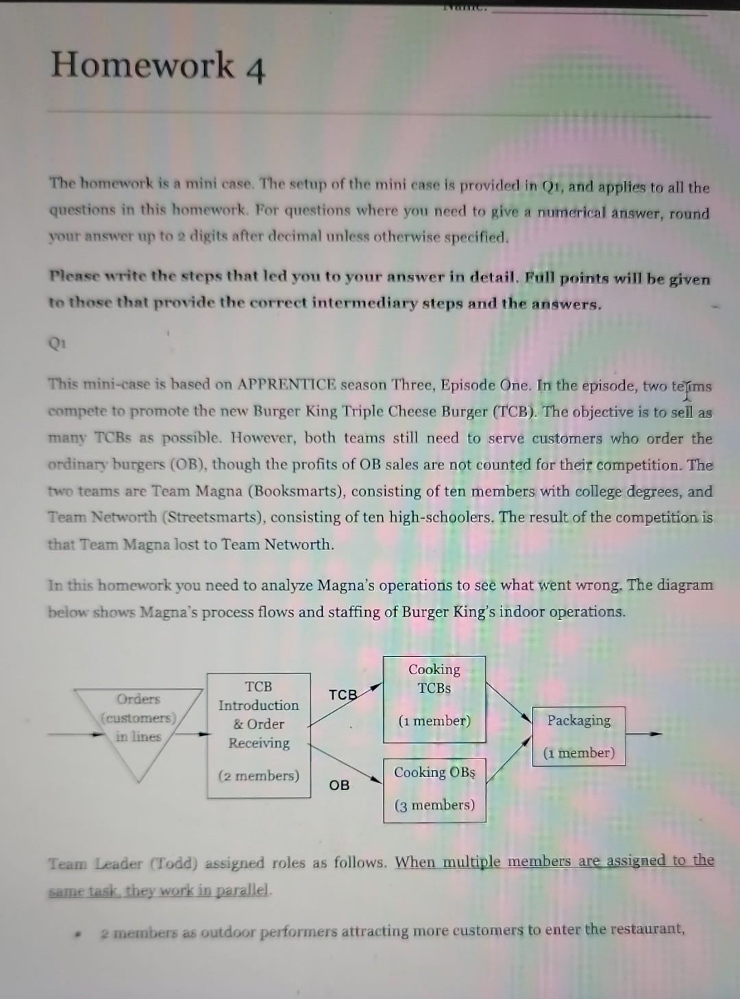 Please write the steps that led you to your