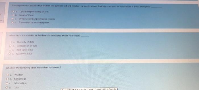 it is in management information system please