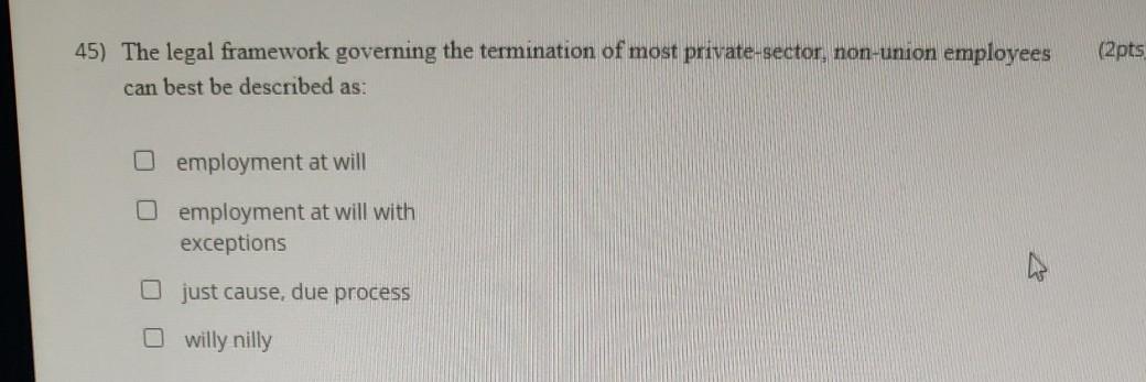43) The Privacy Act applies to: (2pts) every
