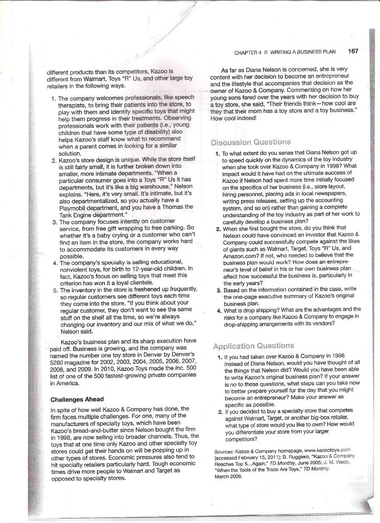 kindly answer discussion and application