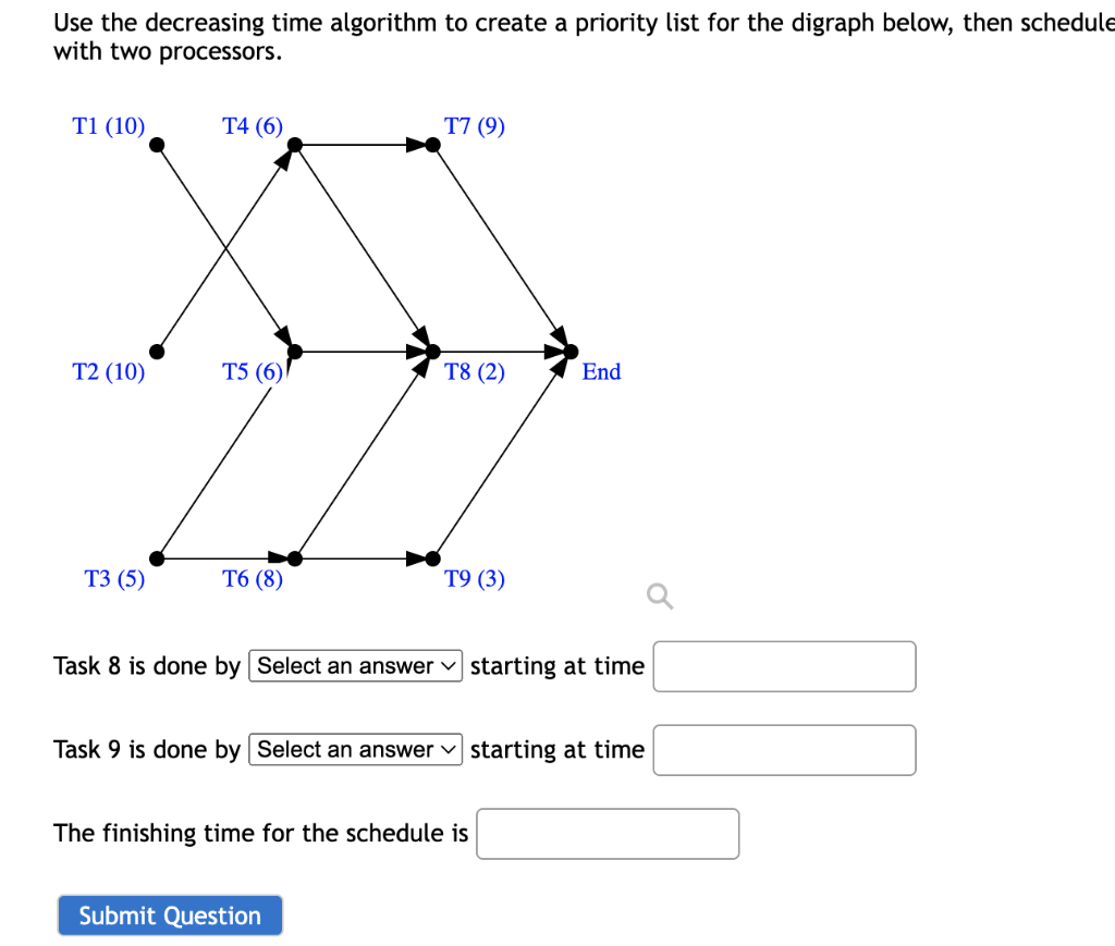 If you answer this question, like Task 8 is done