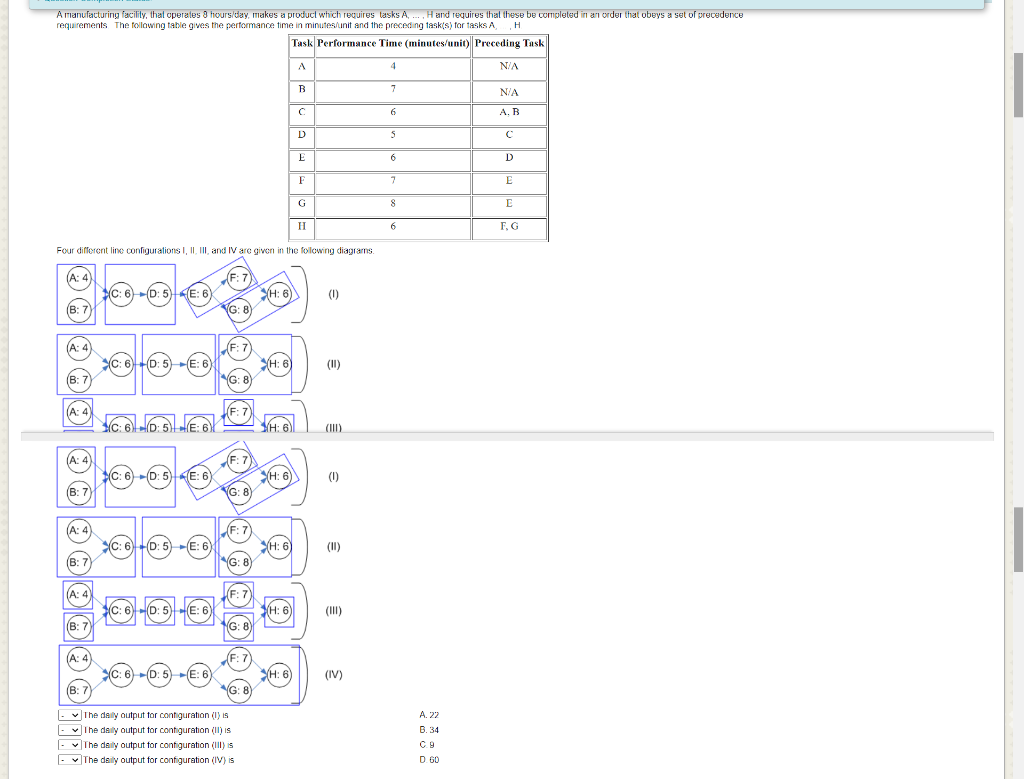 A manufacturing facility, that operates 3