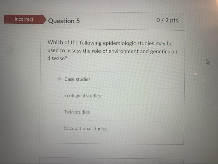 this is a question from my epidemilogy couse