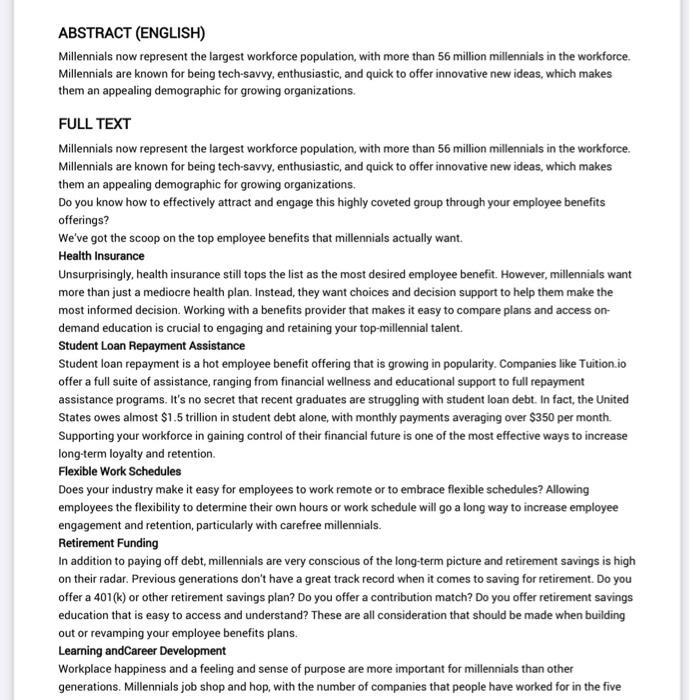 Read the article and write your reaction to :