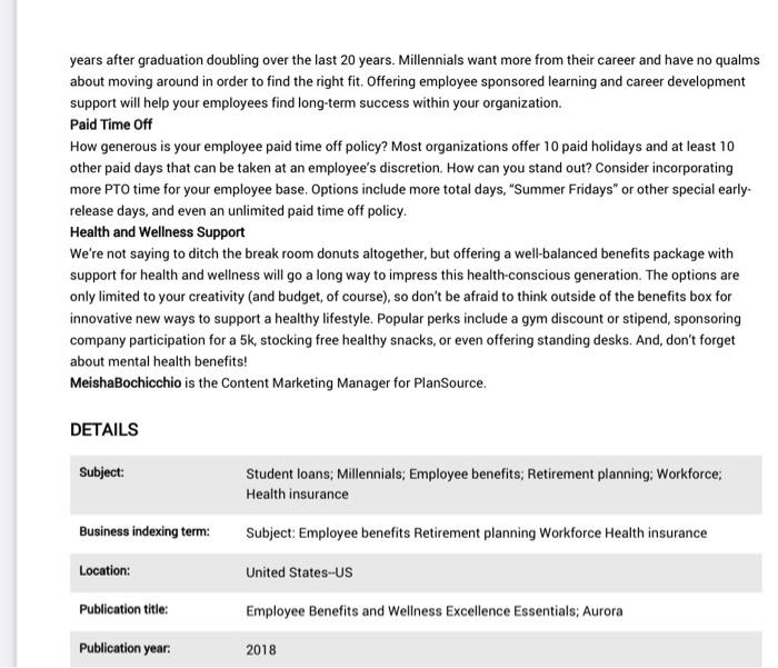 Read the article and write your reaction to :