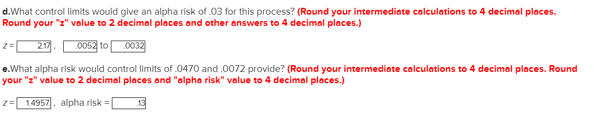 Only need help with D & E Using samples of 194