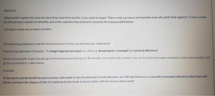 Task 2 Read the instructions in full before you