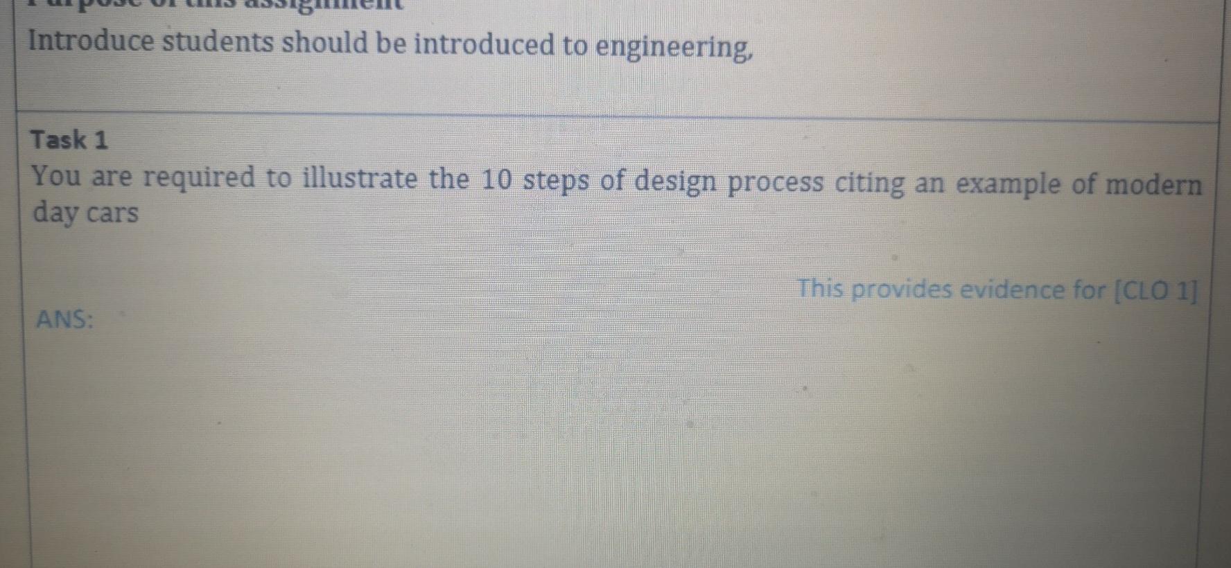 Introduce students should be introduced to