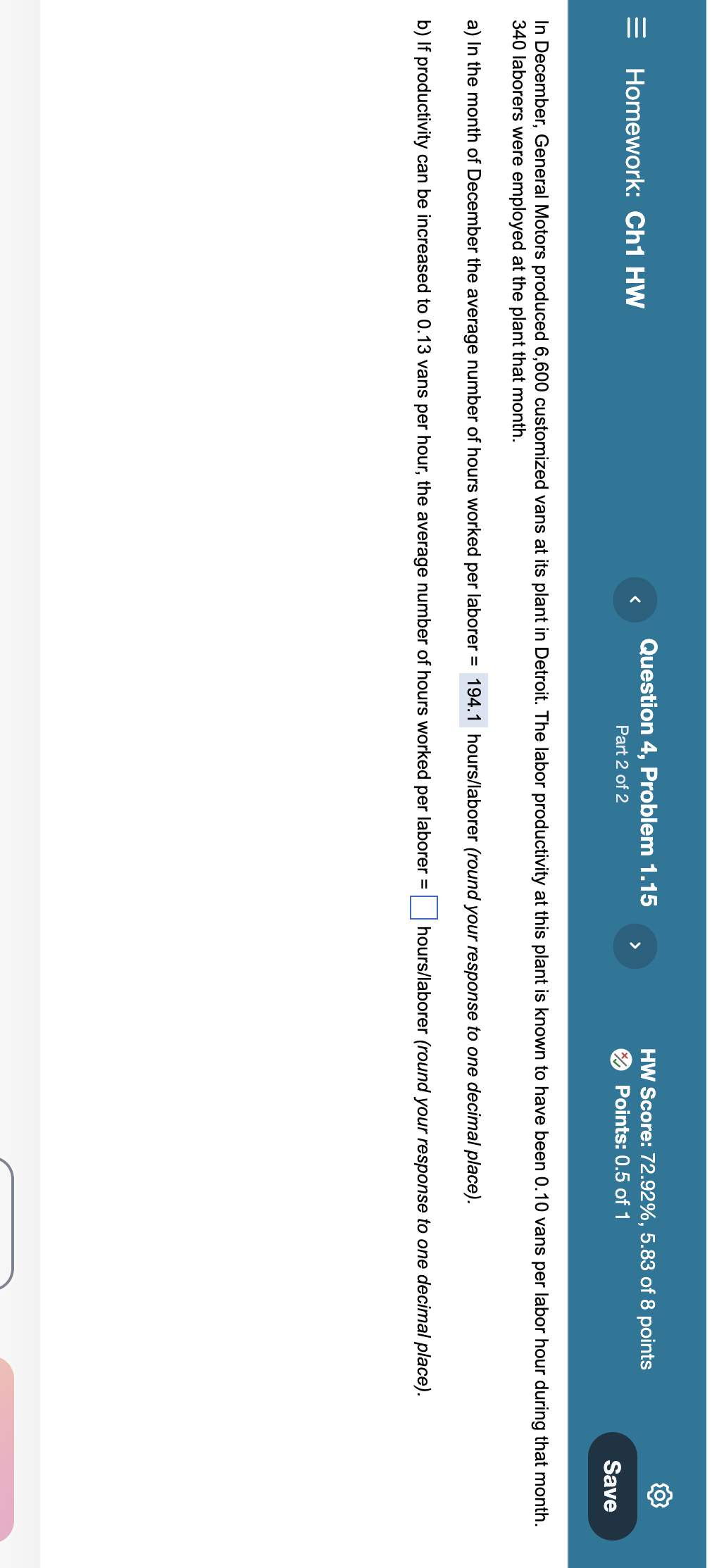 please answer b i already got the first answer