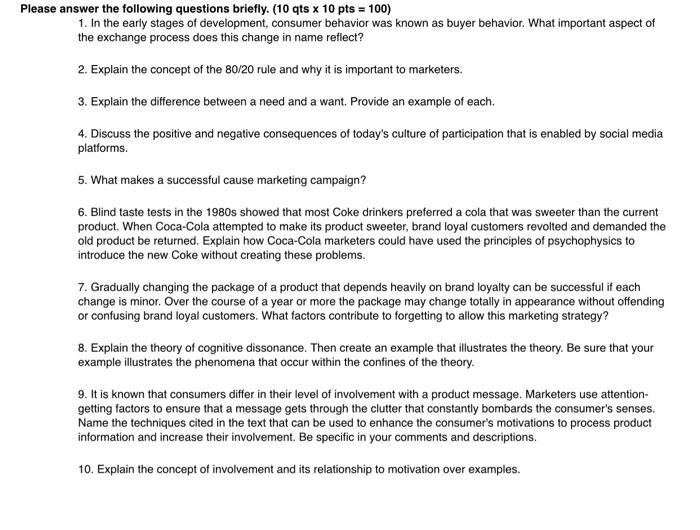 all the 10 questions pleaseee Please answer the