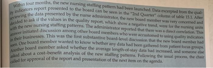 Review Table 15.1, answer these questions: 1.