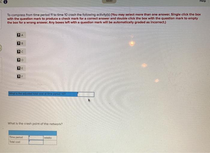 please decide the activities, answer the adjusted
