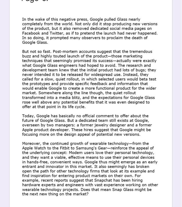 Questions: Case Study-4: Is the Glass Half Full?