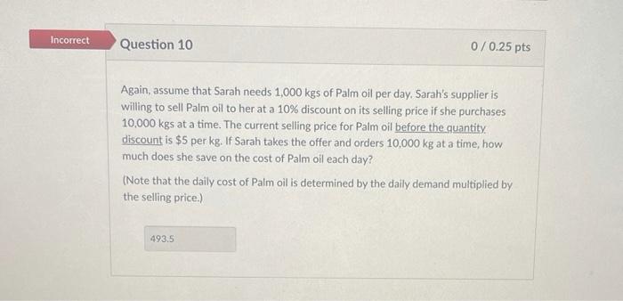 These are incorrect! please provide the correct