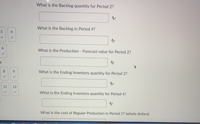 A 12 1 4 Management Instructions Ending inventory